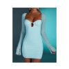 Kjoler & Nederdele Deluxe Clothing | Ronja Pearl Dress Aqua -858059