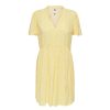 Kjoler & Nederdele JDY | Jdystarr Life S/S V-Neck Dress Wvn Primrose Yellow