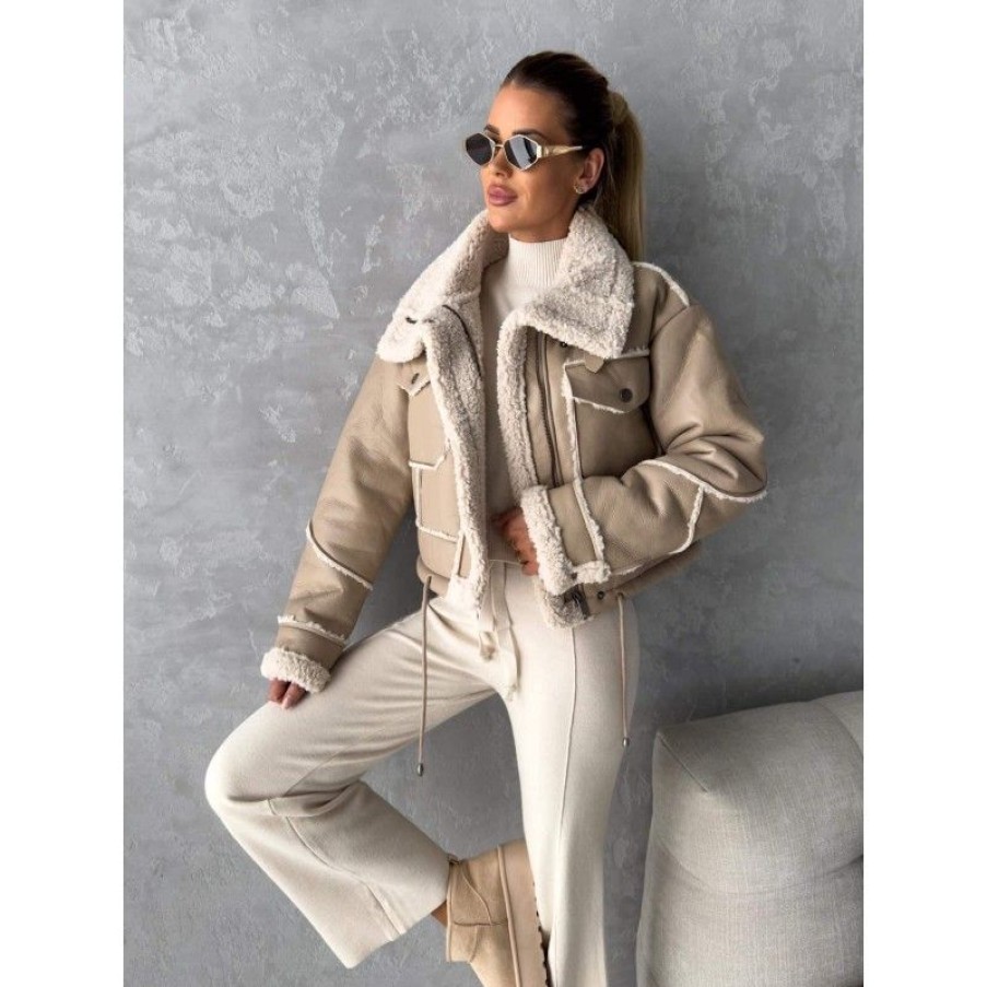 Jakker&Veste Deluxe Clothing | Monroee Jacket Beige