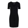 Kjoler & Nederdele New Year | Pcnukisa Ss Dress Noos Bc Black