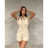 Overdele Deluxe Clothing | Mikla Jumpsuit Beige