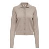 Overdele New Year | Jdymarco L/S Collar Cardigan Noos Knt Beige