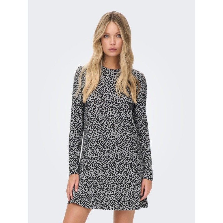 Kjoler & Nederdele JDY | Jdytonsy L/S A-Shape Dress Jrs Light Grey/Mela