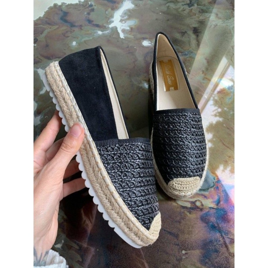 Sko Deluxe Clothing | Solvej Espadrilles Black