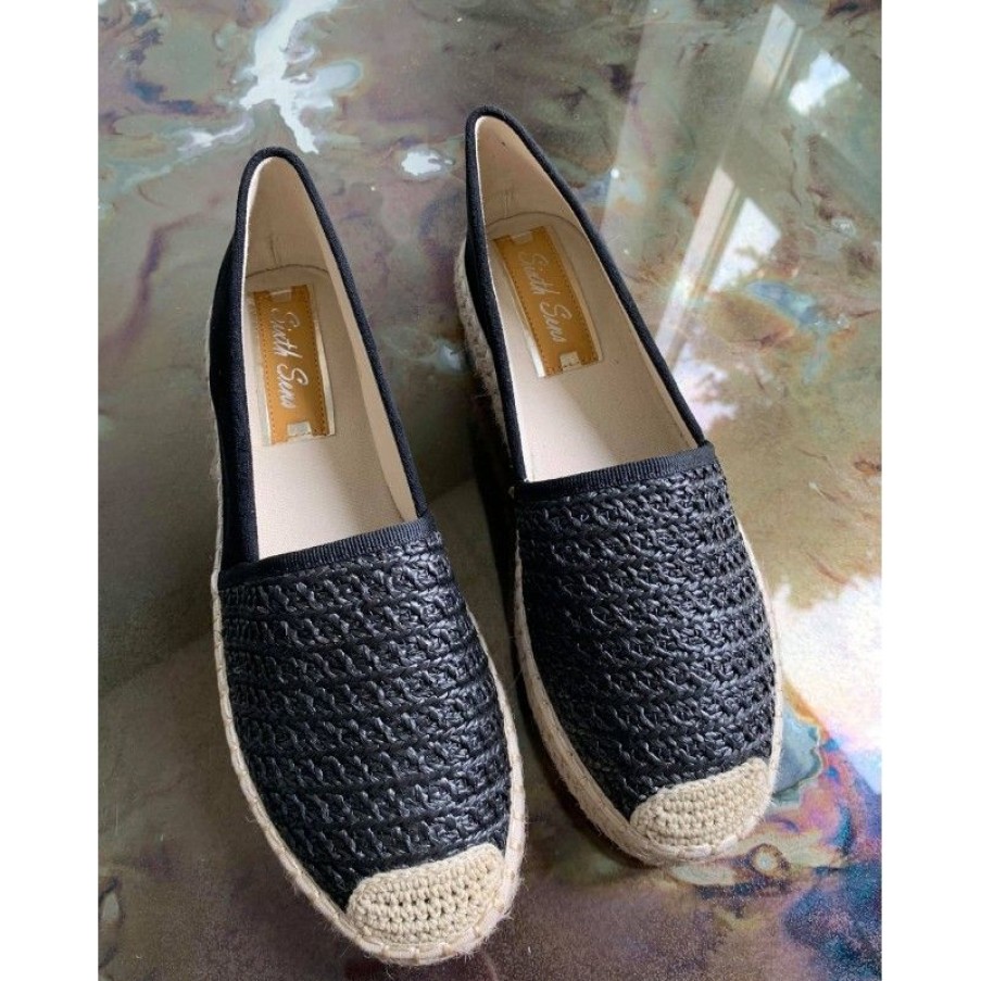 Sko Deluxe Clothing | Solvej Espadrilles Black