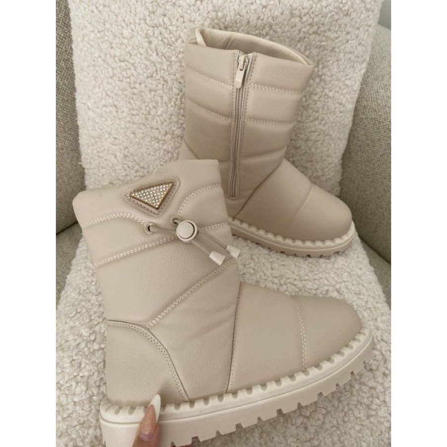 Sko Deluxe Clothing | Givanna Boots Beige