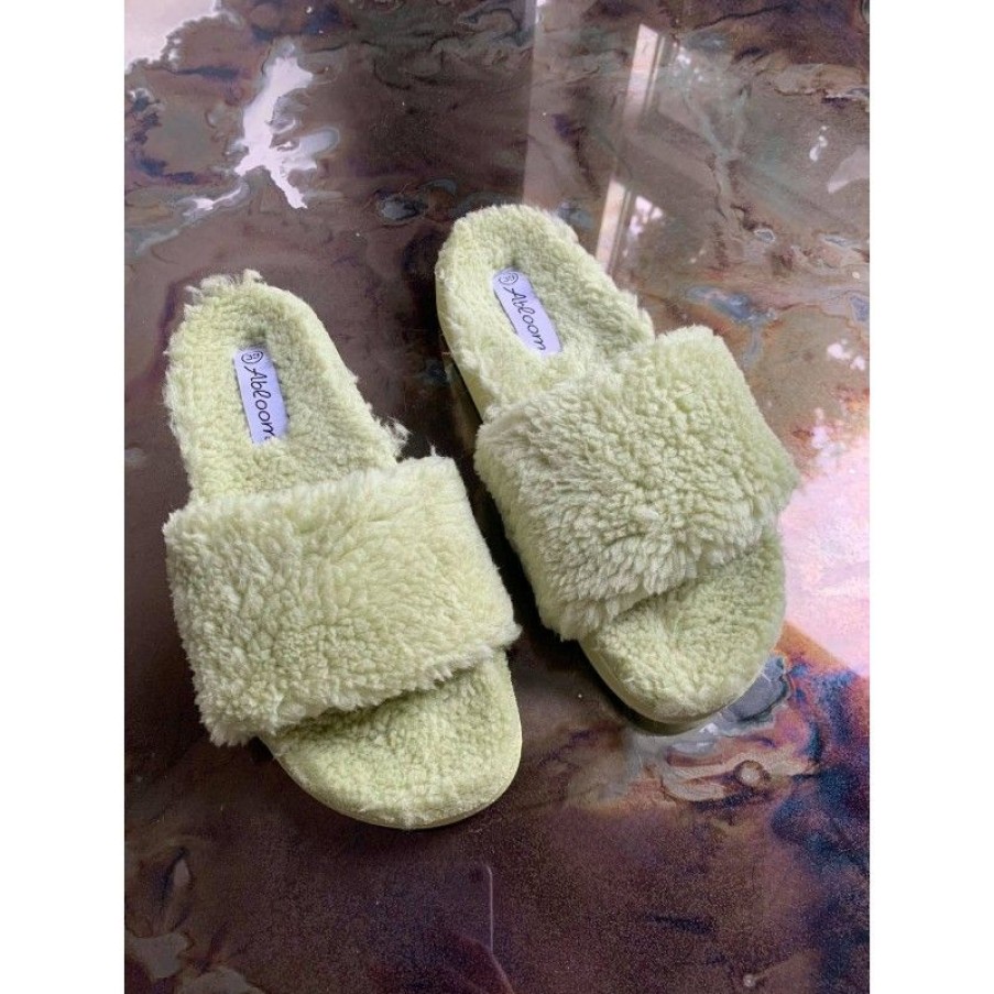 Sko Deluxe Clothing | Ginna Slippers Green