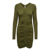 Kjoler & Nederdele JDY | Jdysandy L/S Ruching Dress Jrs Dark Olive