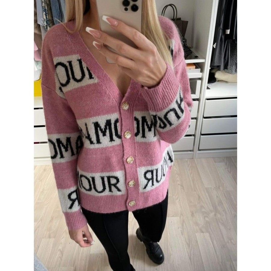 Overdele Deluxe Clothing | Amour Sweat Pink