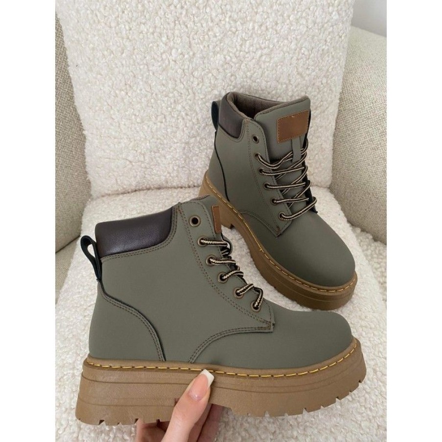 Sko Deluxe Clothing | Arriva Boots Khaki