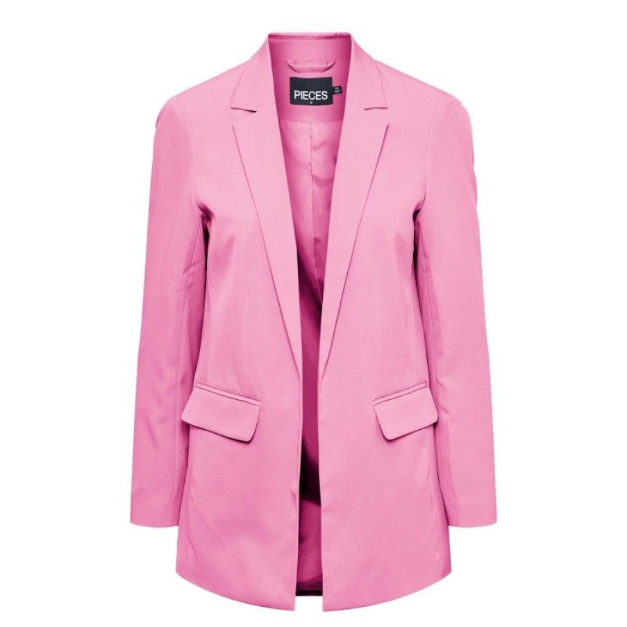 Jakker&Veste Deluxe Clothing | Pcbossy Ls Loose Blazer Noos Begonia Pink