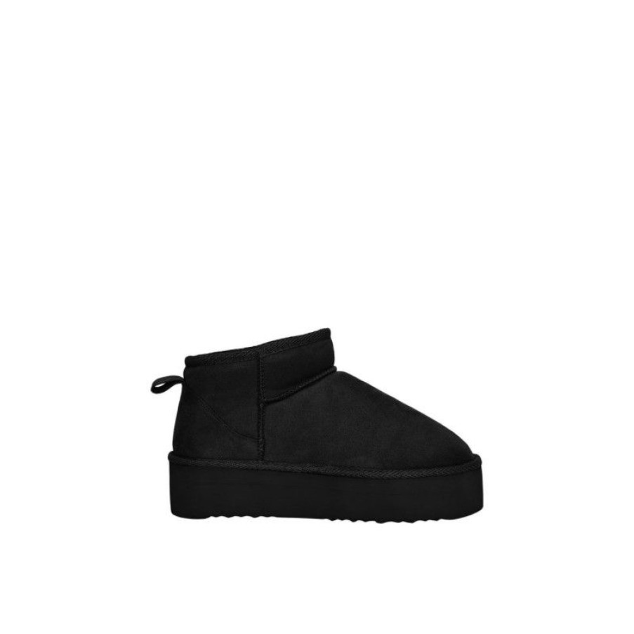 Sko Deluxe Clothing | Pcemma Plateau Warm Boot Black