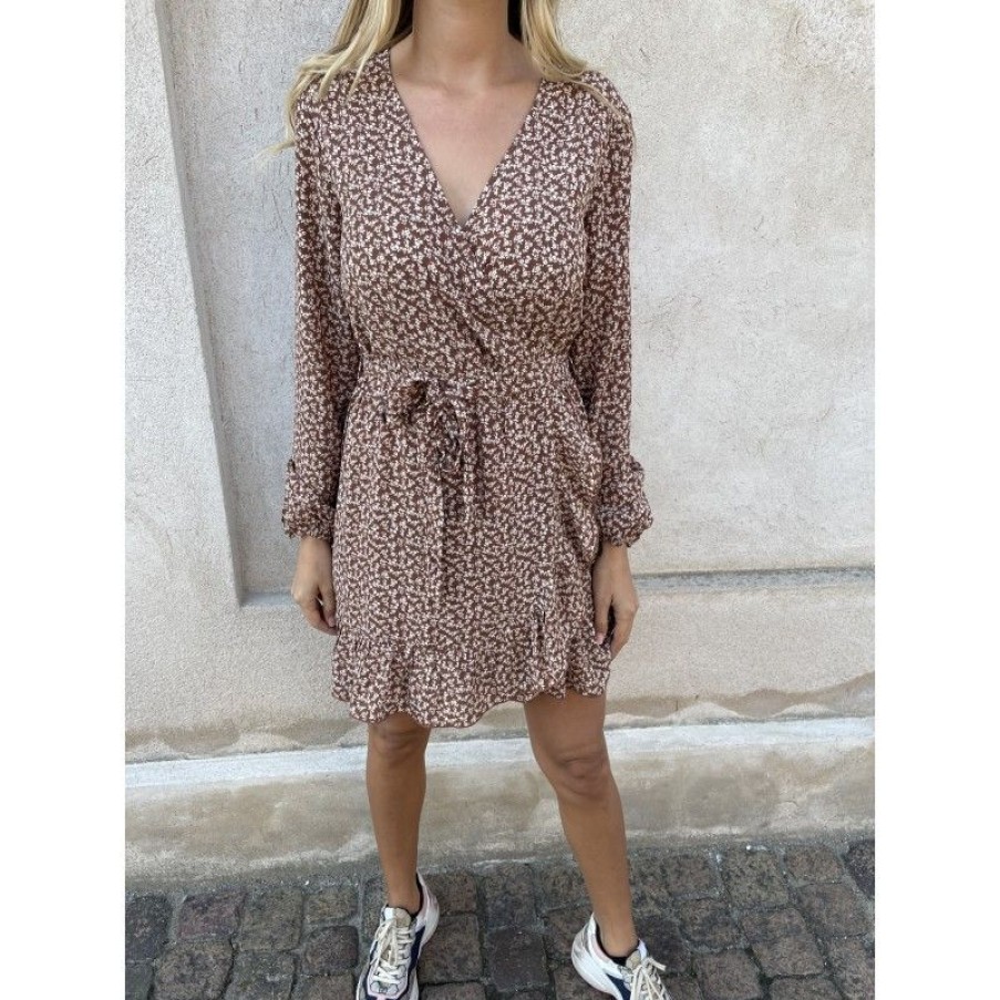 Kjoler & Nederdele JDY | Jdysoro L/S Wrap Dress Wvn Argan Oil