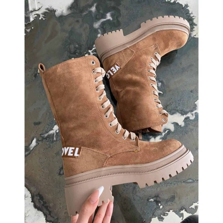 Sko Deluxe Clothing | Loven Boots Camel -1600