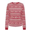 Overdele Deluxe Clothing | Jdyjolly X-Mas L/S O-Neck Top Jrs Atk Mars Red