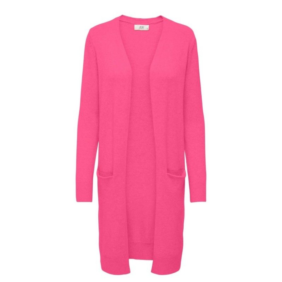 Overdele JDY | Jdymarco L/S Long Cardigan Knt Noos Pink