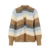 Overdele Deluxe Clothing | Pckinna Ls Knit Cardigan Tiger Eye