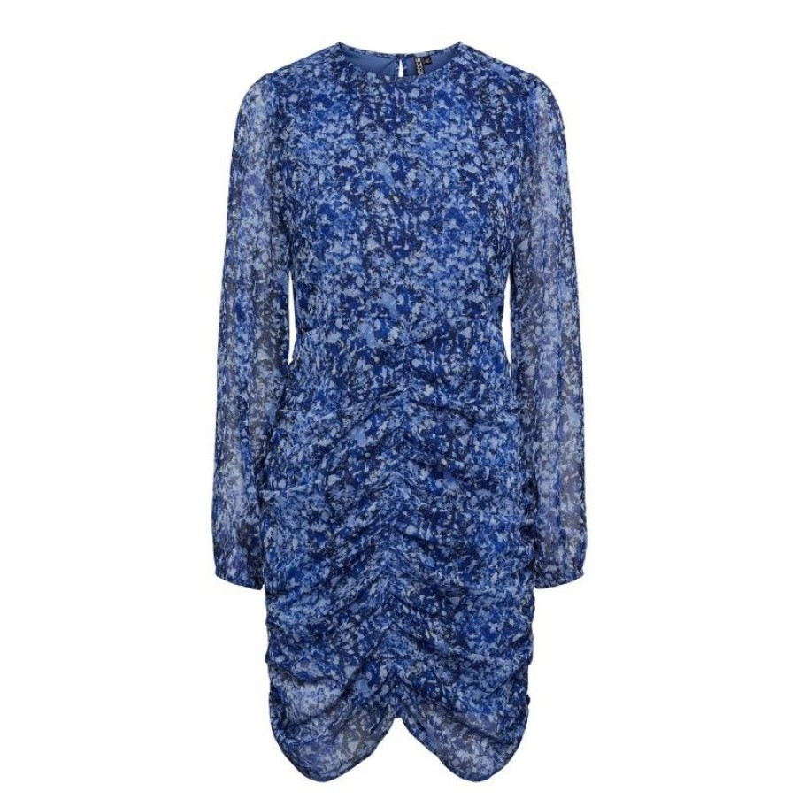 Kjoler & Nederdele Pieces | Pcnavi Ls Dress Bc Kentucky Blue