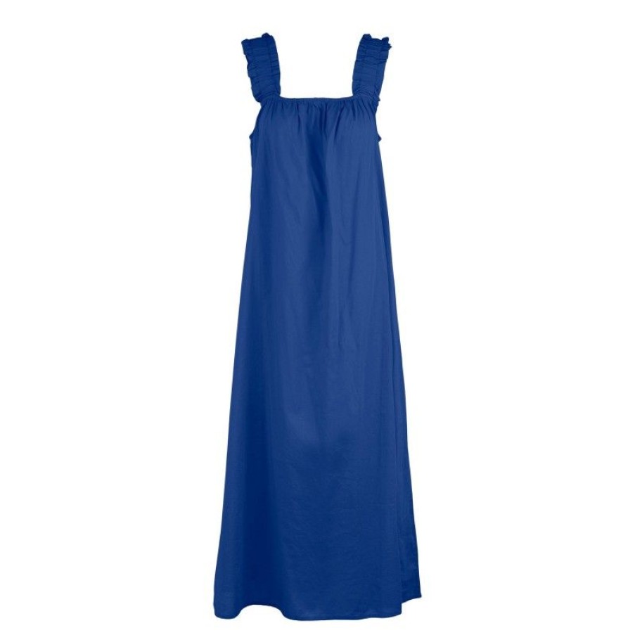 Kjoler & Nederdele Pieces | Pcshella Sl Midi Dress Bc Mazarine Blue