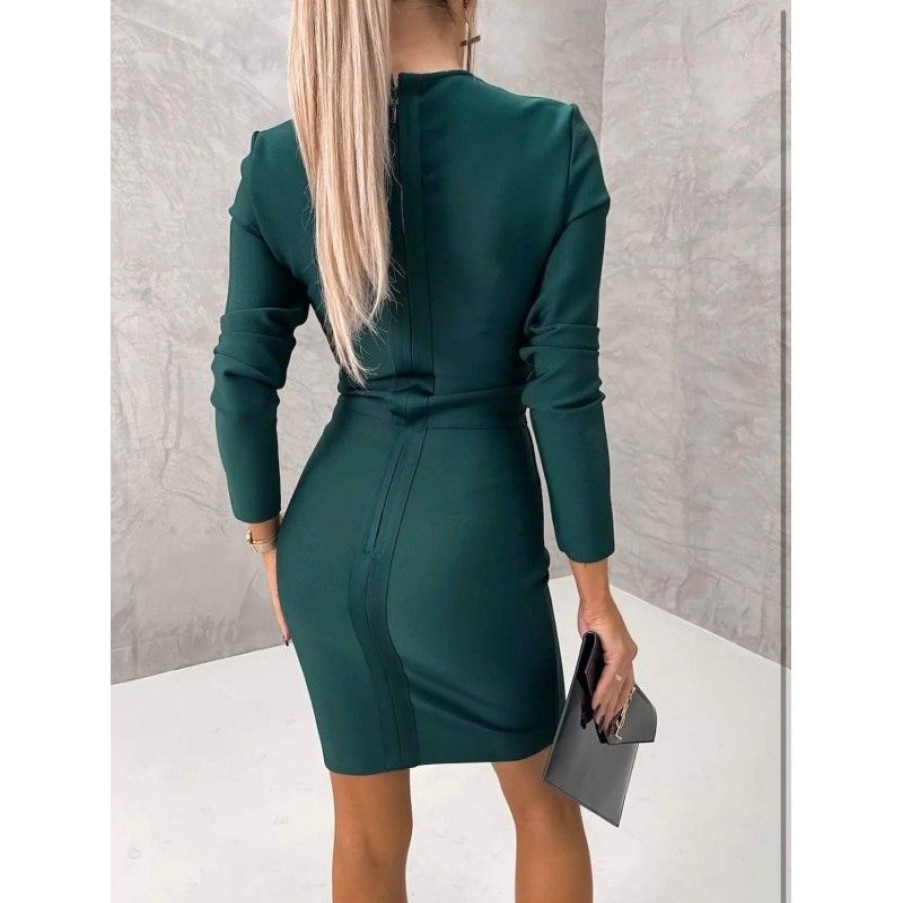 Kjoler & Nederdele NY | Rihana Dress Green