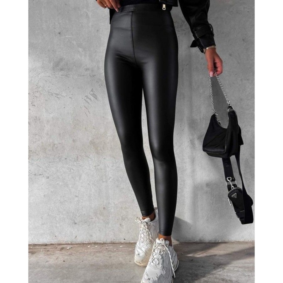 Underdele Deluxe Clothing | Mariye Leggings Black -5009