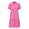 Kjoler & Nederdele JDY | Jdypiper S/S Shirt Dress Wvn Noos Fuschia Pink