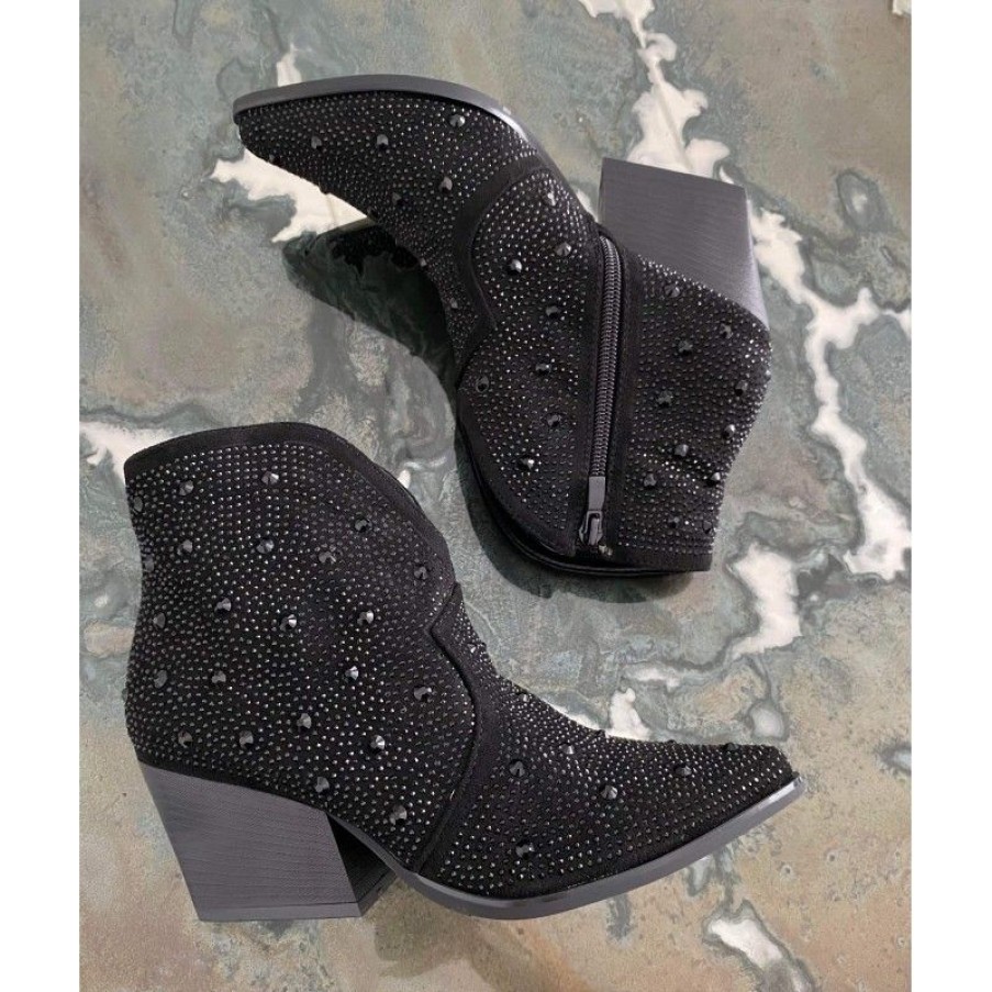 Sko Deluxe Clothing | Malou Stone Boots Black