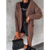 Overdele Deluxe Clothing | Tyna Sweat Brown - 33689