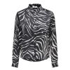 Overdele Deluxe Clothing | Jdyfifi L/S Shirt Wvn Noos Black White Zebra