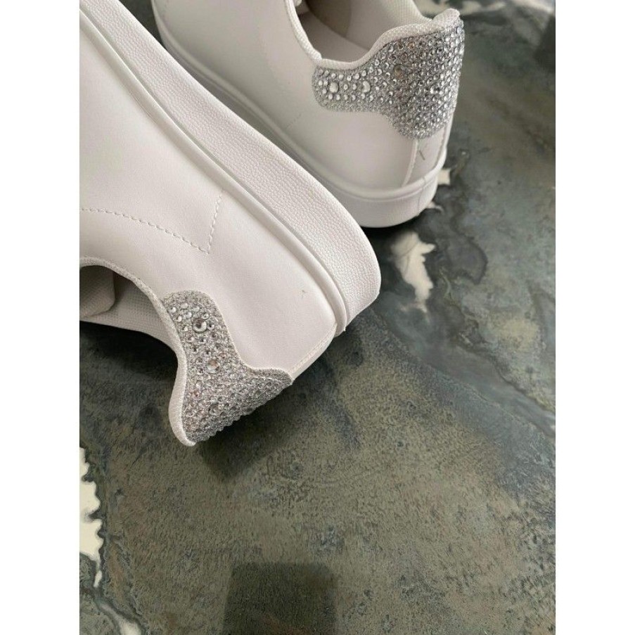 Sko New Year | Mina Stone Sneakers Silver