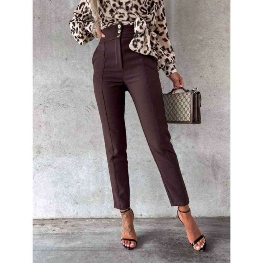 Underdele Deluxe Clothing | Marcara Brown Pants