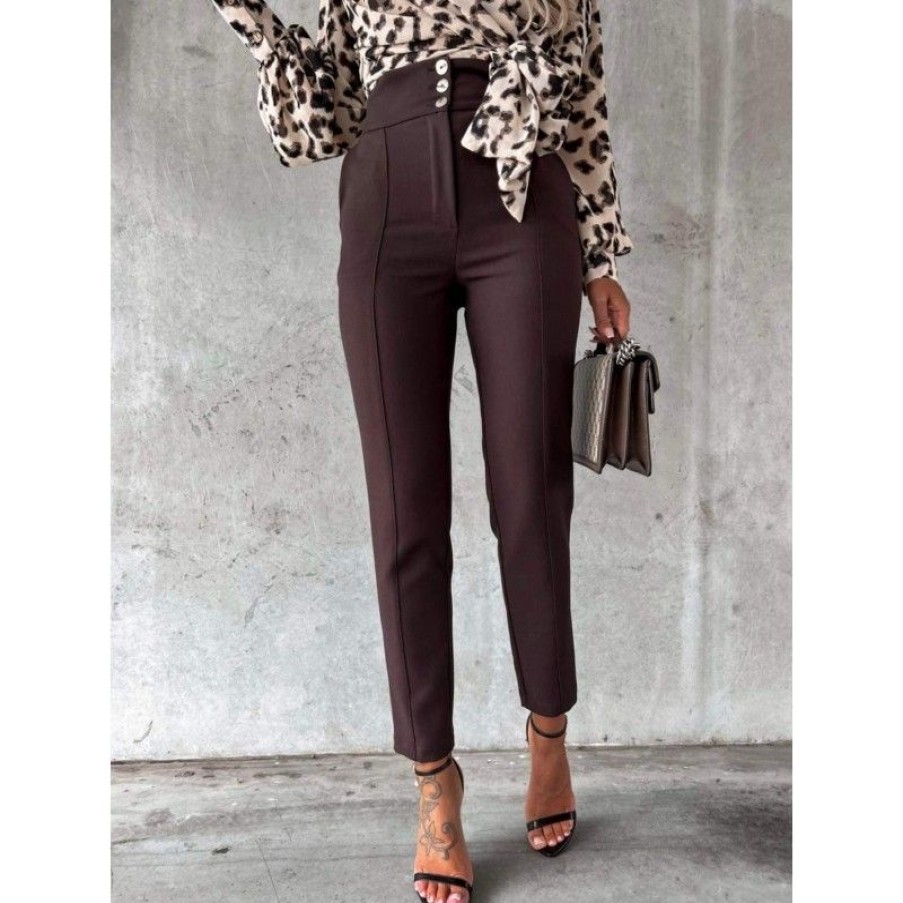 Underdele Deluxe Clothing | Marcara Brown Pants