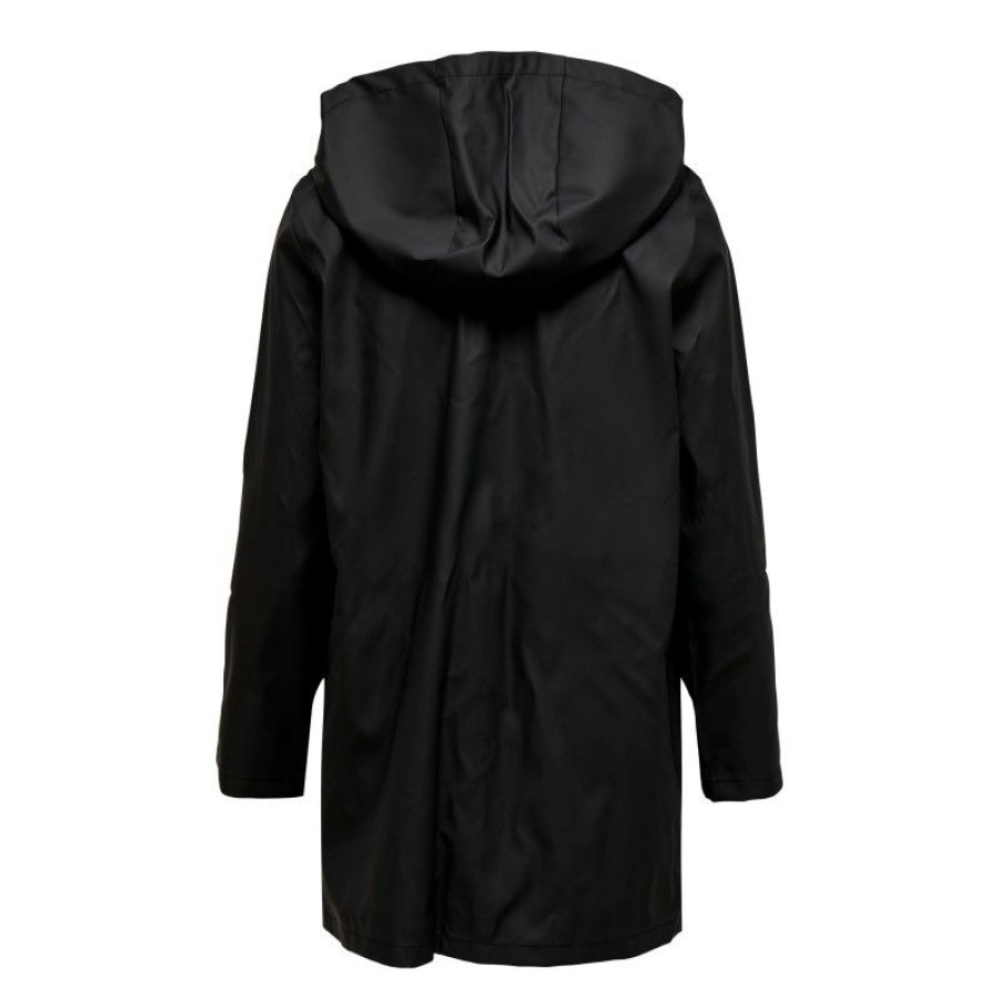 Jakker&Veste Deluxe Clothing | Jdyelisa Raincoat Otw Tll Black