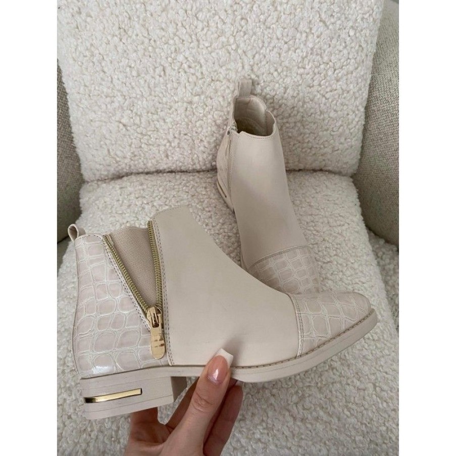 Sko Deluxe Clothing | Elaine Boots Beige