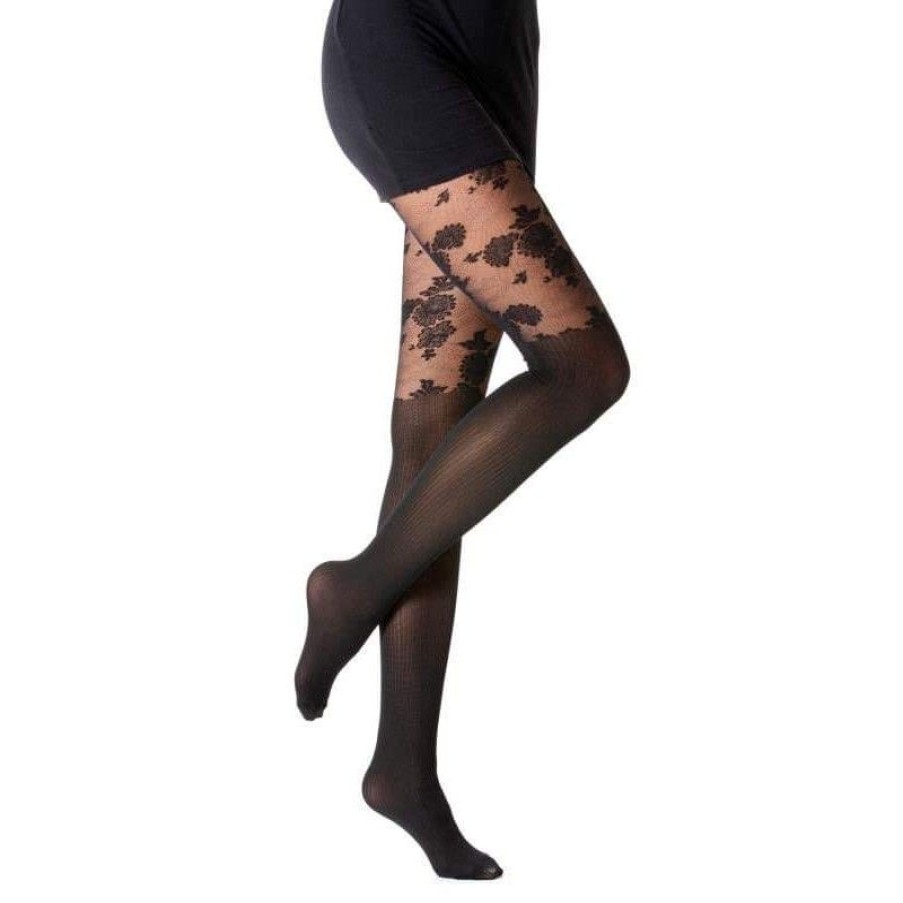 Accessories Deluxe Clothing | Flower Tights