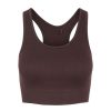 Overdele Pieces | Pckammy Yoga Bra Top Lw Chocolate Plum