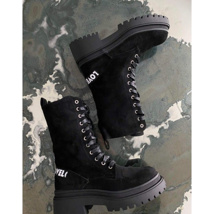 Sko Deluxe Clothing | Loven Boots Black -1600