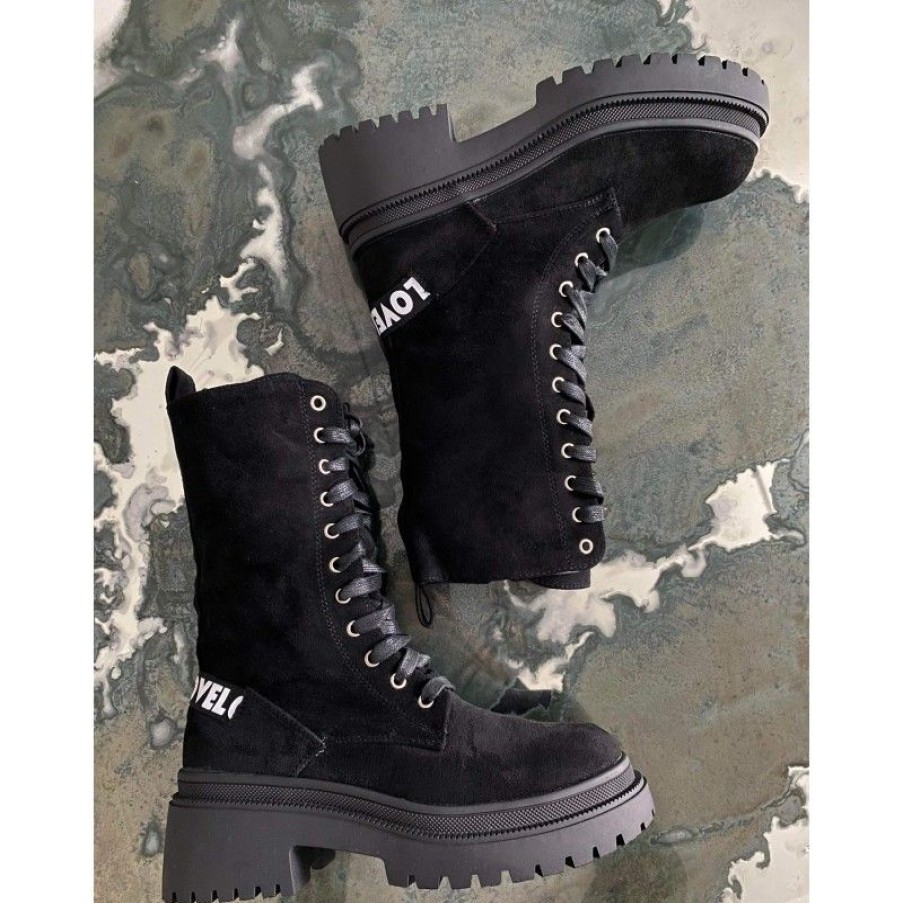 Sko Deluxe Clothing | Loven Boots Black -1600