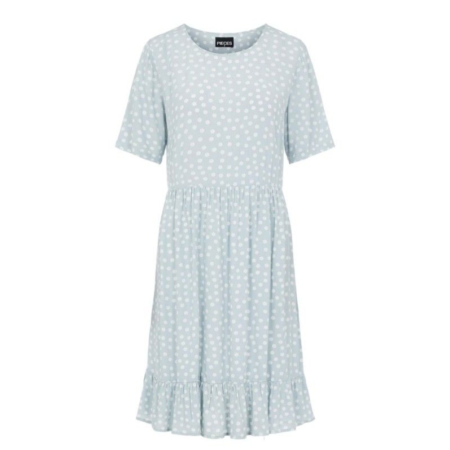 Kjoler & Nederdele Pieces | Pcselma Dress Blue Fog