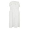 Kjoler & Nederdele Pieces | Pcvita Strapless Lace Dress Kac Bright White