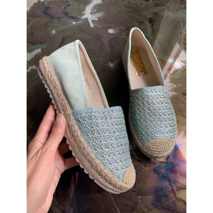 Sko Deluxe Clothing | Solvej Espadrilles Mint