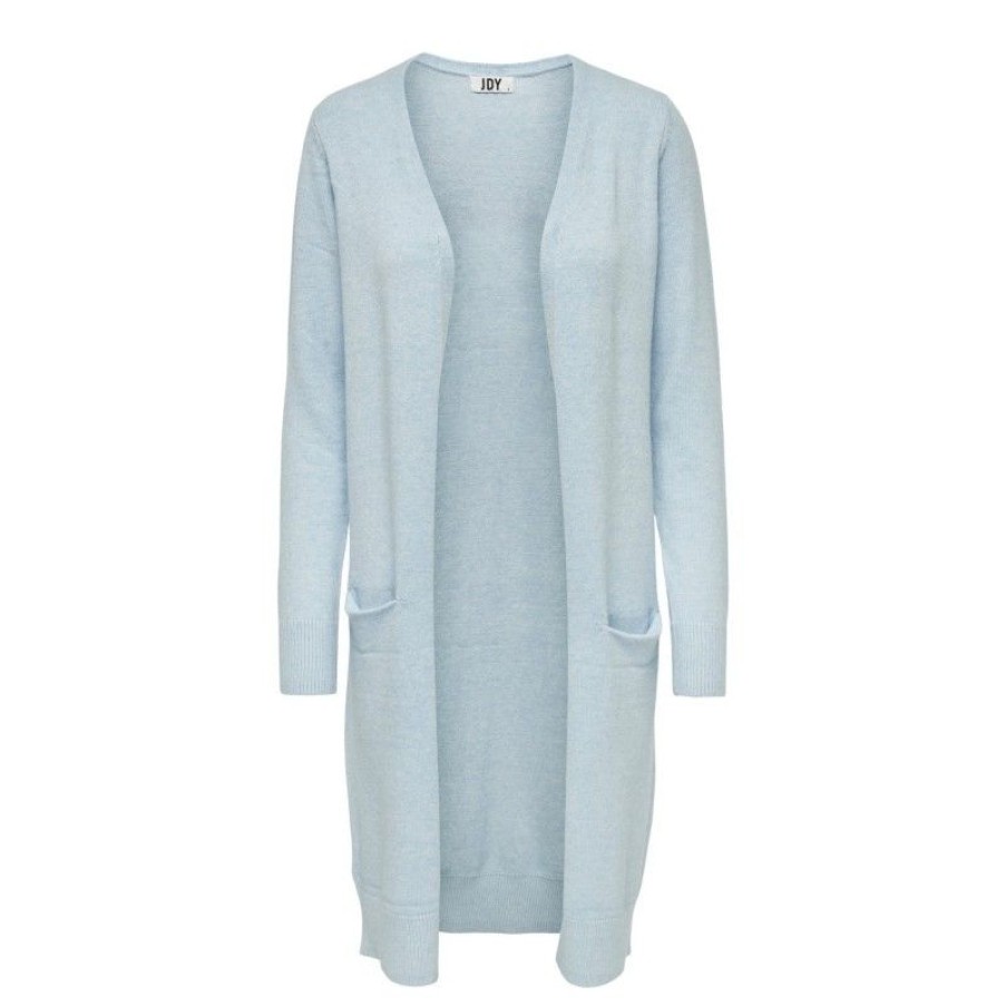 Overdele JDY | Jdymarco L/S Long Cardigan Knt Noos Cashmere Blue