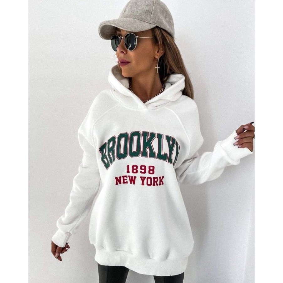 Overdele Deluxe Clothing | Brooklyn Sweat White