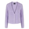 Overdele Pieces | Pccilla Ls Knit Cardigan Lavender