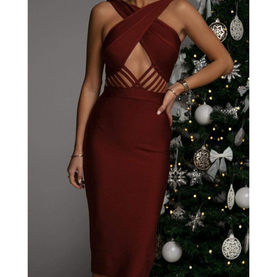 Kjoler & Nederdele Deluxe Clothing | Melike Bandage Dress Abbo