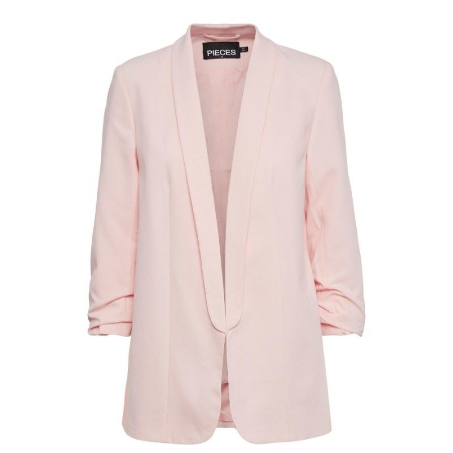 Jakker&Veste Pieces | Pcboss 3/4 Blazer Noos Crystal Rose