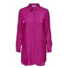 Overdele JDY | Jdyparis L/S Long Shirt Wvn Festival Fuchsia