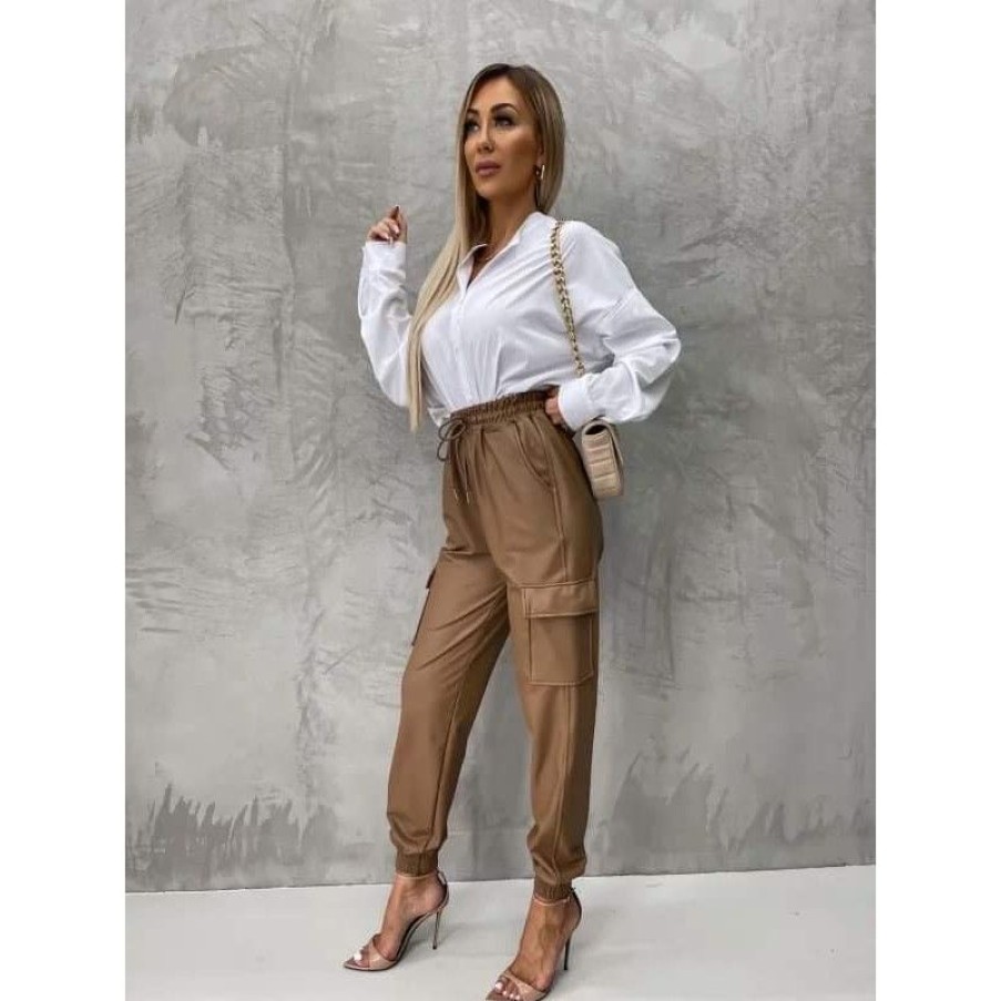 Underdele Deluxe Clothing | Janicce Pants Camel -2753