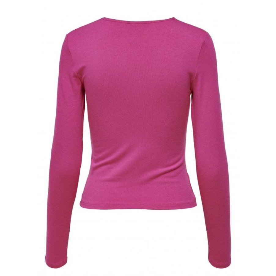 Overdele JDY | Jdystoll L/S Wrinkle Top Jrs Fuchsia Fedora