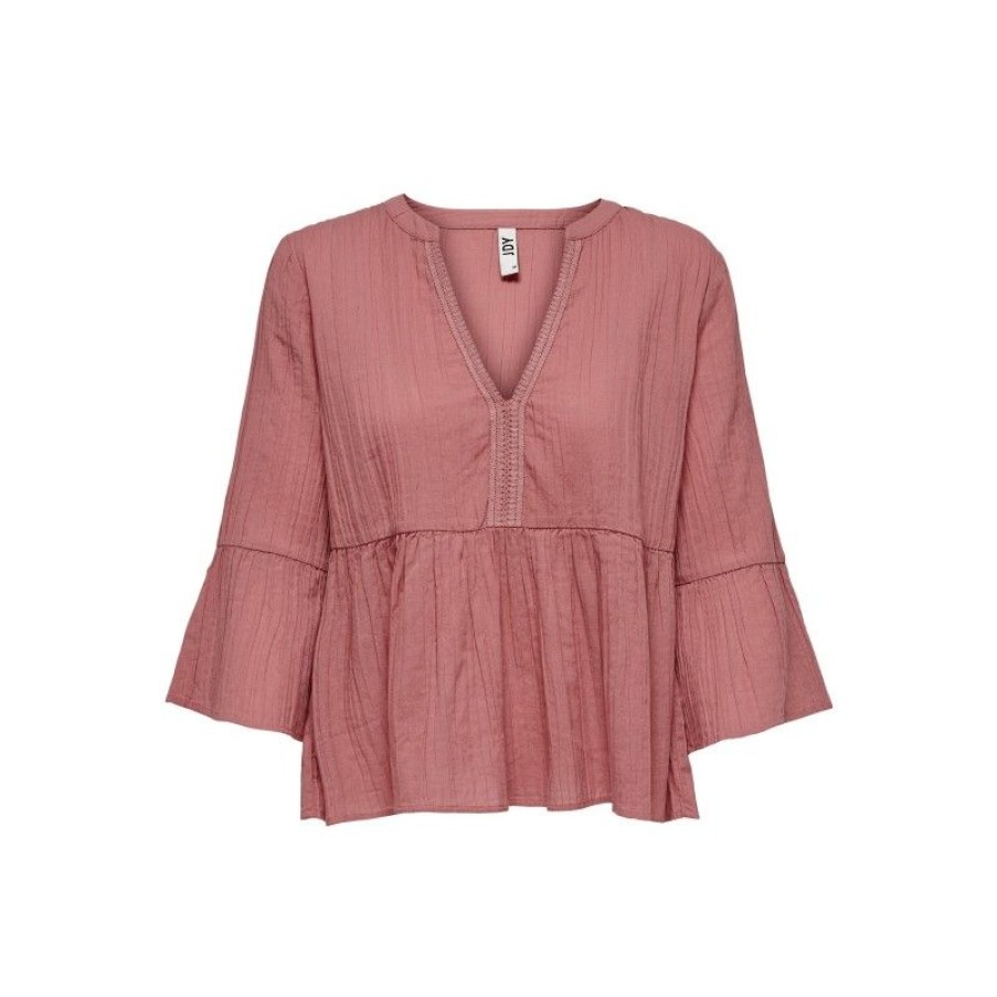 Overdele JDY | Jdyagnes 3/4 Blouse Wvn Canyon Rose